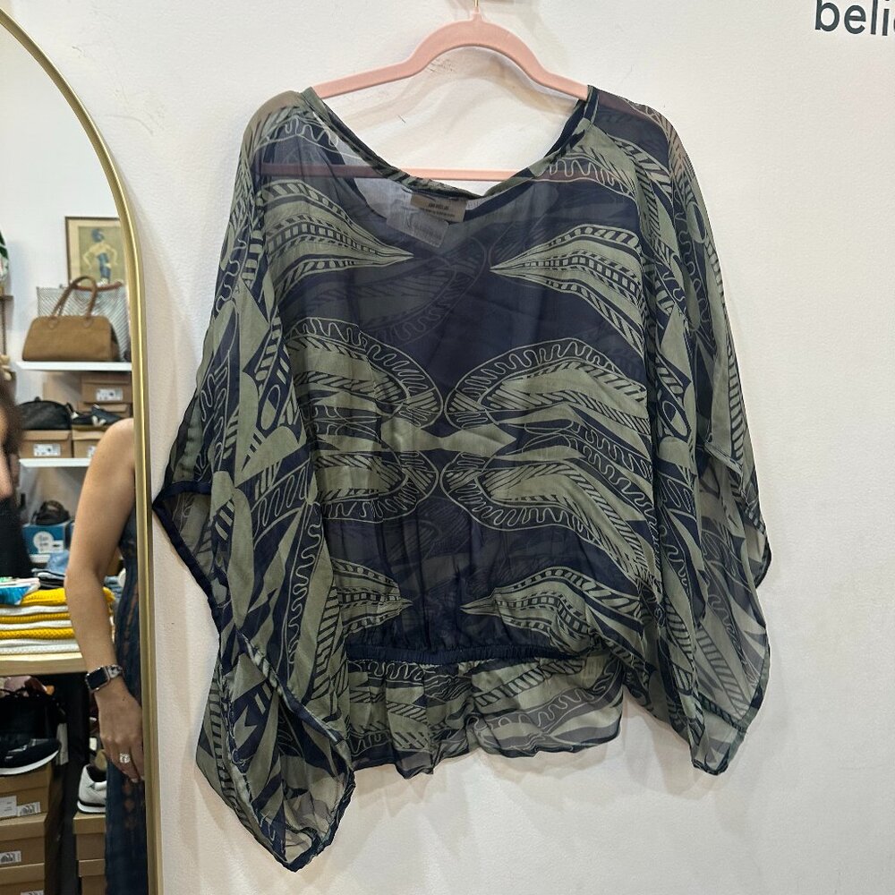 Jodi B Wise Sheer Flowy Top